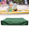 Sandbox Cover, Square Protective Cover for Sand and Toys Away from Dust and Rain, Sandbox Canopy with Drawstring - Green - 180*180cm