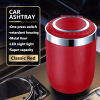 Car Ashtray Multi-functional Universal Household Portable Metal Liner Ashtray Car Accessories - Black