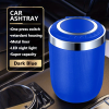 Car Ashtray Multi-functional Universal Household Portable Metal Liner Ashtray Car Accessories - Blue