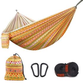1pc Bohemian Camping Hammock For Outside; Portable Lightweight Parachute; Single Travel Hammock; For Backpack; Beach; Backyard; Hiking For Adult - Boh