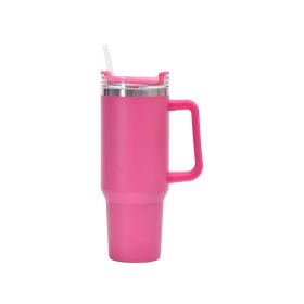 1200ml Stainless Steel Mug Coffee Cup Thermal Travel Car Auto Mugs Thermos 40 Oz Tumbler with Handle Straw Cup Drinkware New In - U - 1200ml