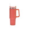 1200ml Stainless Steel Mug Coffee Cup Thermal Travel Car Auto Mugs Thermos 40 Oz Tumbler with Handle Straw Cup Drinkware New In - W - 1200ml