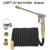 1pc High Pressure Thickened Car Washing Hose; Garden Water Pipe Metal Water Gun Nozzle; Retractable Water Hose Car Washing Tool Set - 125FT-37.5m Exte