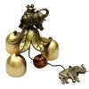 Hangings Indoor and Outdoor Decoration Beautiful Brass Wind Bells Wind Chime - Default