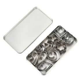 30pcs Mini Cookie Cutter Mold; Biscuit Mold; Fruit Cutting Mold; DIY Kitchen Tools - 30pcs