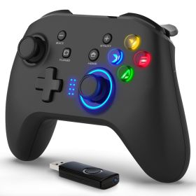Wireless Gaming Controller;  Game Controller for PC Windows 7/8/10/11;  PS3;  Switch;  Dual-Vibration Joystick Gamepad for Computer - N/A