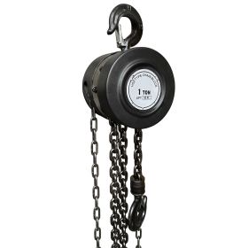 Hand Chain Hoist, 2200 lbs 1 Ton Heavy Duty Chain Hoist 10ft Chain Fall Chain Lift with 2 Chain Hooks for Lifting Good in Transport & Workshop - 1T