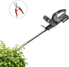 20V Cordless Hedge Trimmer w/Dual-Action Blade, Lawn Shrub Trimmer, 2.0Ah Li-Lon Battery & Fast Charger Included - KM3624