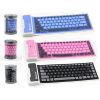 Type Out Of A Box With Flexible Silicone Bluetooth Keyboard - Pink