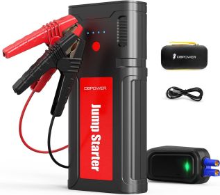DBPOWER Car Battery Jump Starter 2500A 21800mAh - for up to 8.0L Gasoline/6.5L Diesel Engines, Portable 12V Auto Battery Booster, Power Pack, Quick Ch