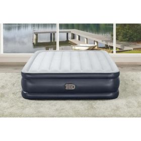 Tritech Air Mattress Queen with Built-in Pump - Gray