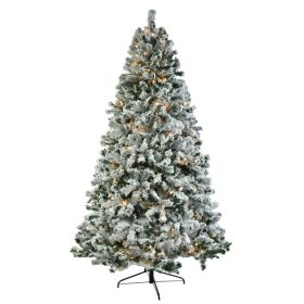 FCH 7.5ft Automatic Tree Structure PVC Material Green Flocking 350 Lights Warm Color 9 Modes With Remote Control 1450 Branches Christmas Tree - as pic