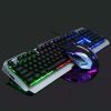 Dragon Metallic Silver Mechanical Gaming Keyboard and Mouse Set - Silver