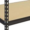 5 Shelf 4000 Lb. 48x18x72" Adjustable Storage Rack Shelves (2 Pack) - 2pack