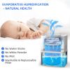 5L Evaporative Humidifiers for Bedroom;  No Mist Humidifiers for Baby - White