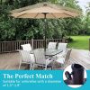 30lbs 18 Inches Heavy Duty Outdoor Patio Market Umbrella Base - Bronze