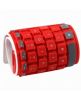 Type Out Of A Box With Flexible Silicone Bluetooth Keyboard - RED