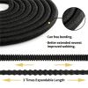 1pc High Pressure Thickened Car Washing Hose; Garden Water Pipe Metal Water Gun Nozzle; Retractable Water Hose Car Washing Tool Set - 25FT-7.5m Extend