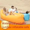 Camping Inflatable Sofa; Lazy Bag 3 Season Ultralight Down Sleeping Bag; Air Bed; Inflatable Sofa Lounger - Blue