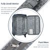 Softside Luggage Expandable 3 Piece Set Suitcase Upright Spinner Softshell Lightweight Luggage Travel Set - as Pic