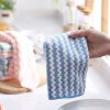 30x30cm 5/10PCS Kitchen Scouring Pad Towel Dishcloth Household Rags Gadget Microfiber Non-stick Oil Table Cleaning Cloth Wipe - 10PCS