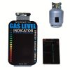 1pc Magnetic Propane/Butane LPG Fuel Gauge - Monitor Gas Tank Level & Temperature For Caravan Bottles! - Black