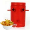 Home French Fries Maker Potato Chips Strip Slicer Cutter Chopper Chips Machine - Red