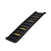 Portable Foldable Pet Ramp Climbing Ladder Suitable for Off-road Vehicle Trucks -Black - black