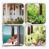 Outdoor Wind Chimes Heroic Windbell Antique Wind Bell, Deep Resonance Serenity Bell, Metal Cylinder Wind Chimes - 3PCS