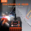 VEVOR Stick Welder, 200Amp Stick & Plastic ARC Welder Machine, 110/220V Hot Stapler with Hot Start Arc Force Anti-Stick, Plastic Welding Kit Car Bumpe