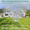 Joeys Sprinkler for Yard; Automatic Rotating Garden Sprinkler for Large Area Coverage; Lawn and Yard Sprinklers Sprinkler - Green