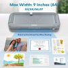 Laminator; A4 Laminator Machine; WORIKIZE Thermal Laminator with Laminating Sheets 20 Pouches for Home Office School; OL188; Gray - as picture