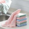 30x30cm 5/10PCS Kitchen Scouring Pad Towel Dishcloth Household Rags Gadget Microfiber Non-stick Oil Table Cleaning Cloth Wipe - 10PCS