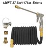 1pc High Pressure Thickened Car Washing Hose; Garden Water Pipe Metal Water Gun Nozzle; Retractable Water Hose Car Washing Tool Set - 75FT-22.5m Exten