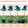 360¬∞ Flexible Lawn Sprinkler Automatic 12 Tubes Garden Water Irrigation Sprayers Garden Sprinkler - Green