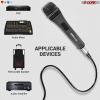 5 CORE Premium Vocal Dynamic Cardioid Handheld Microphone Neodymium Magnet Unidirectional Mic; 16ft Detachable XLR Deluxe Cable to ? Audio Jack; On/Of