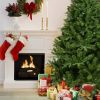 The best product is a 6-foot artificial Christmas tree with 1600 tips, 400LED, hingeless spruce PVC/PE Christmas tree, suitable for indoor and outdoor