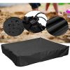Sandbox Cover, Square Protective Cover for Sand and Toys Away from Dust and Rain, Sandbox Canopy with Drawstring - Black - 120*120cm