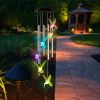 Solar Wind Chime Lights Butterfly Lamp 7 Color Changing String Lights - BlueHummingBird