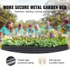 VEVOR Galvanized Raised Garden Bed Planter Box 94.5x47.2x23.6" Flower Vegetable - 94.5x47.2x11.8 inch