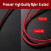 3 In 1 USB Cable For IPhone XS Max XR X 8 7 Charging Charger Micro USB Cable For Android USB TypeC Mobile Phone Cables - Red