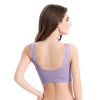 3 Pack Sport Bras For Women Seamless Wire free Bra Light Support Tank Tops For Fitness Workout Sports Yoga Sleep Wearing - PP_GY_MelonRed - M