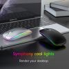 Rechargeable Bluetooth Wireless Mouse with 2.4GHz USB RGB 1600DPI Mouse for Computer Laptop Tablet PC Macbook Gaming Mouse Gamer - Dual Mode Wireless6