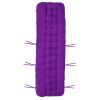 67x22in Chaise Lounger Cushion Recliner Rocking Chair Sofa Mat Deck Chair Cushion - Purple