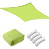 20'x16' Rectangle Sun Shade Sail/ Fruit Green - As Picture