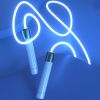 LED Glow-in-the-dark Jumping Rope; USB Chargeabe Luminous Jumping Rope For Men And Women; Home Fitness Workout Accessories - Green