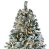 FCH 7.5ft Automatic Tree Structure PVC Material Green Flocking 350 Lights Warm Color 9 Modes With Remote Control 1450 Branches Christmas Tree - as pic