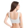 3 Pack Sport Bras For Women Seamless Wire free Bra Light Support Tank Tops For Fitness Workout Sports Yoga Sleep Wearing - WH_WH_WH - 3XL