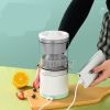 Portable USB Mini Electric Juicer Mixer Extractors Rechargeable Blender Fruit Fresh Juice Lemon Maker Cup Household Machine - white