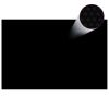 Floating PE Solar Pool Film 118.1"x78.7" Black and Blue - Black